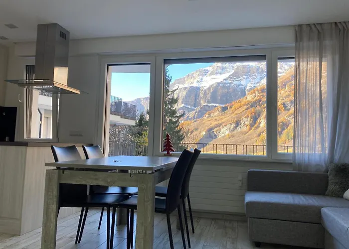 Haus Flaminia 15 - View / Free Parking Leukerbad